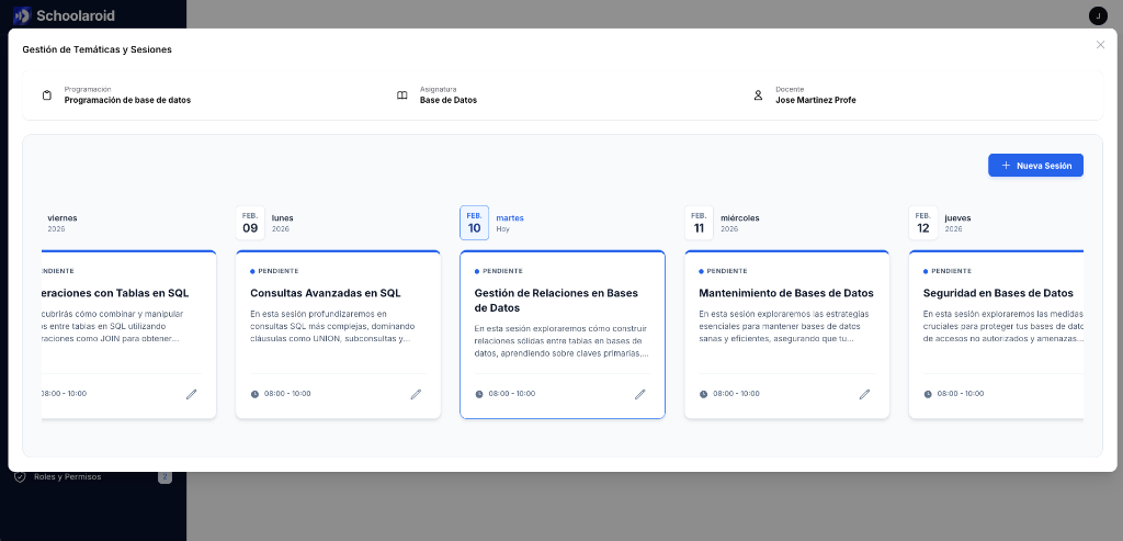 Schoolaroid Dashboard 2